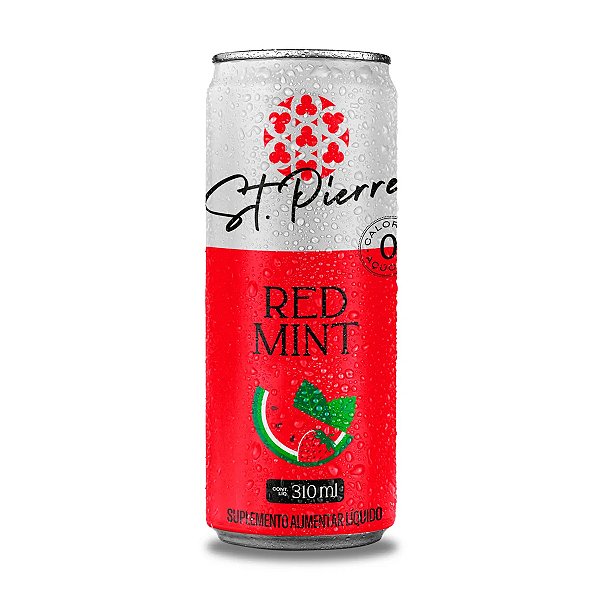 Suplemento Alimentar Gaseificado Red Mint St. Pierre 310ml