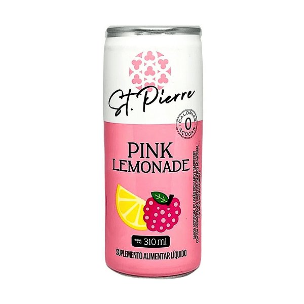 Suplemento Alimentar Gaseificado Pink Lemonade St. Pierre 310ml