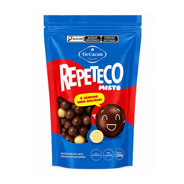 Drageas Mistas de Chocolate ao Leite e Branco Repeteco 250g