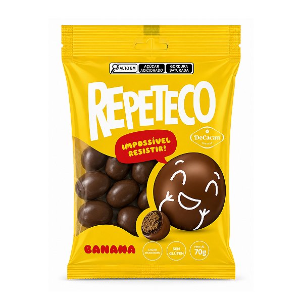 Drageas de Banana com Chocolate Repeteco 70g