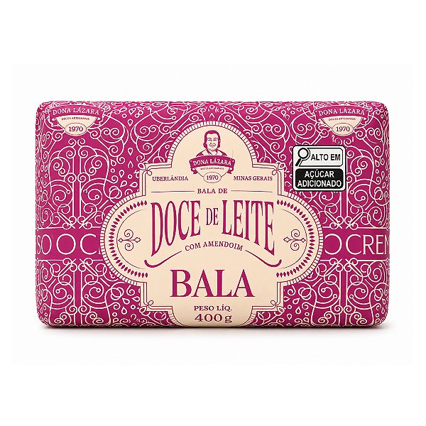 Bala de Doce de Leite com Amendoim Dona Lazara 400g