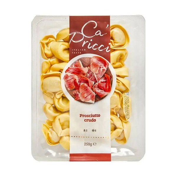 Massa Tortelloni de Presunto Cru Ca Pricci 250g