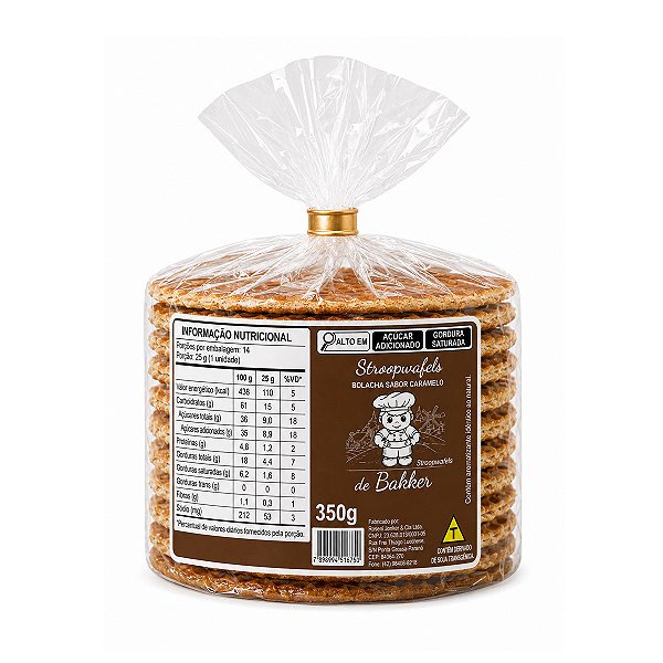 Koffie Stroopwafels de Bakker 350g