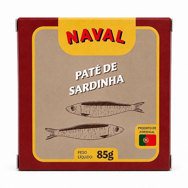Pate de Sardinha Naval 85g