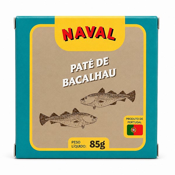 Pate de Bacalhau Naval 85g