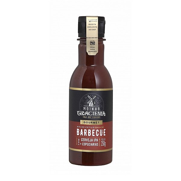 Molho Barbecue com Cerveja Ipa Moinho Graciema 250g