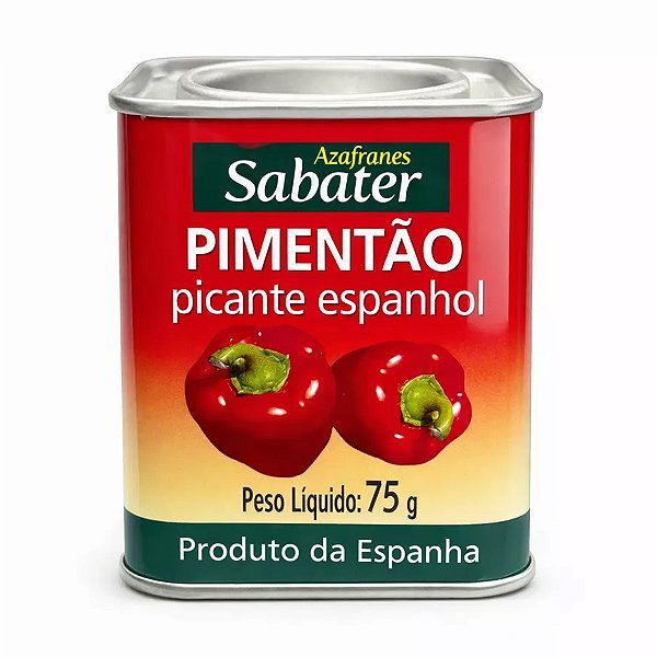 Pimentão Picante Espanhol Sabater 75g