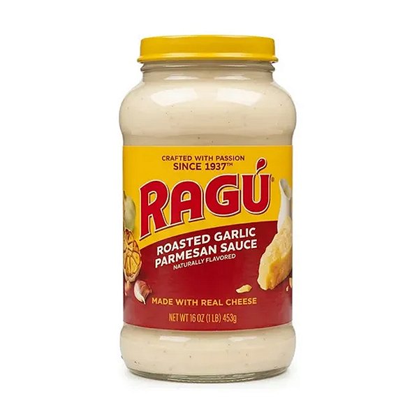 Molho com Queijo Parmesão e Alho Ragu 453g