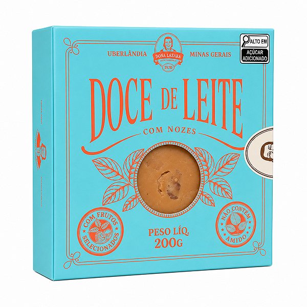 Doce de Leite com Nozes Caixa Dona Lazara 200g