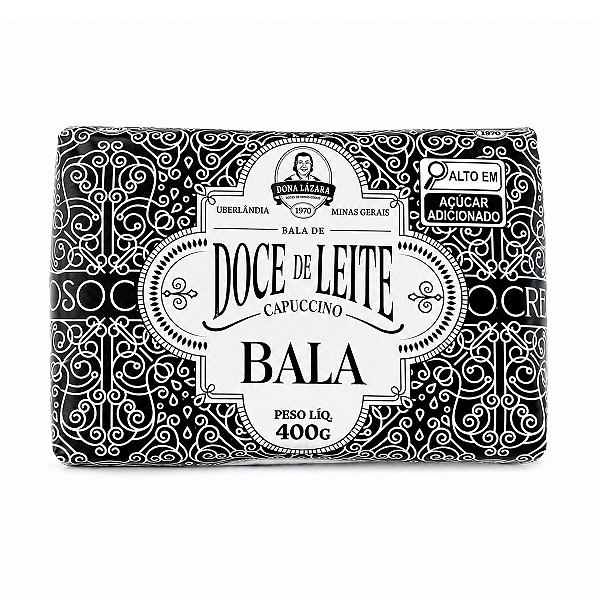 Bala de Doce de Leite Cappuccino Dona Lazara 400g