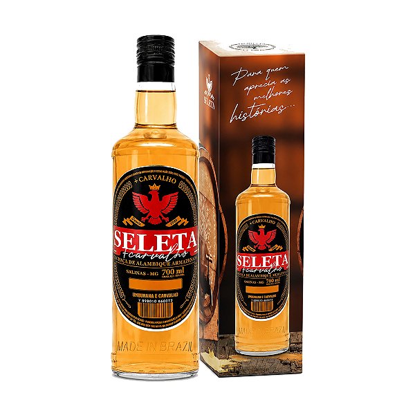 Cachaça Seleta Carvalho 700ml