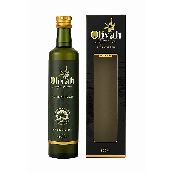 Azeite de Oliva Extra Virgem Arbequina Ac. 0,2% Olivah 500ml