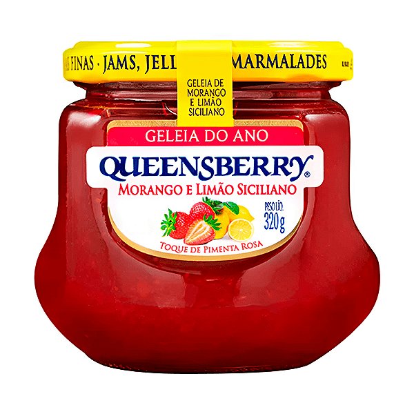 Geleia de Morango e Limao Siciliano Queensberry 320g