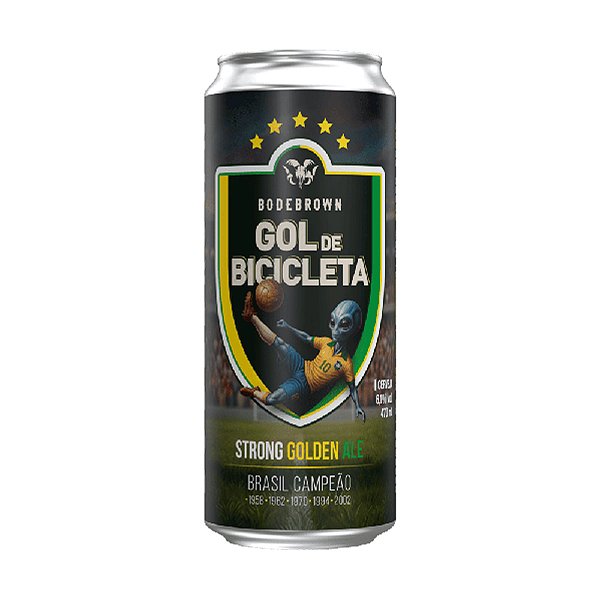 Cerveja Bodebrown Gol de Bicicleta Strong Golden Ale Lata 470ml
