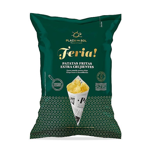 Chips de Batata Feria Extra Crunchy Plaza del Sol 40g