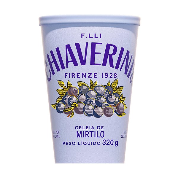 Geleia Italiana de Mirtilo Chiaverini 320g
