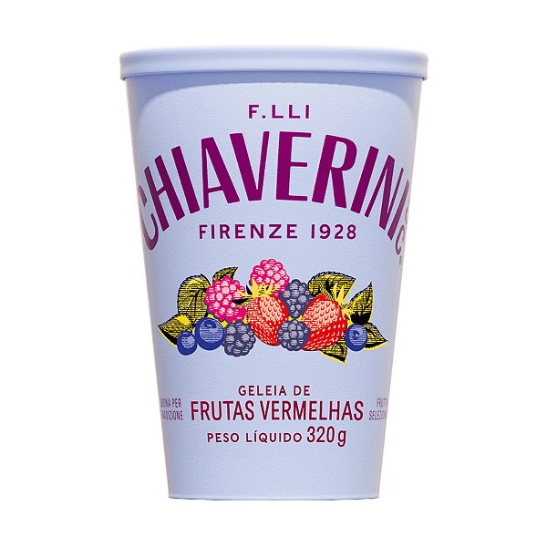 Geleia Italiana de Frutas Vermelhas Chiaverini 320g