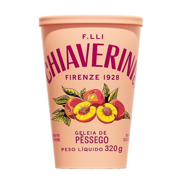 Geleia Italiana de Pessego Chiaverini 320g