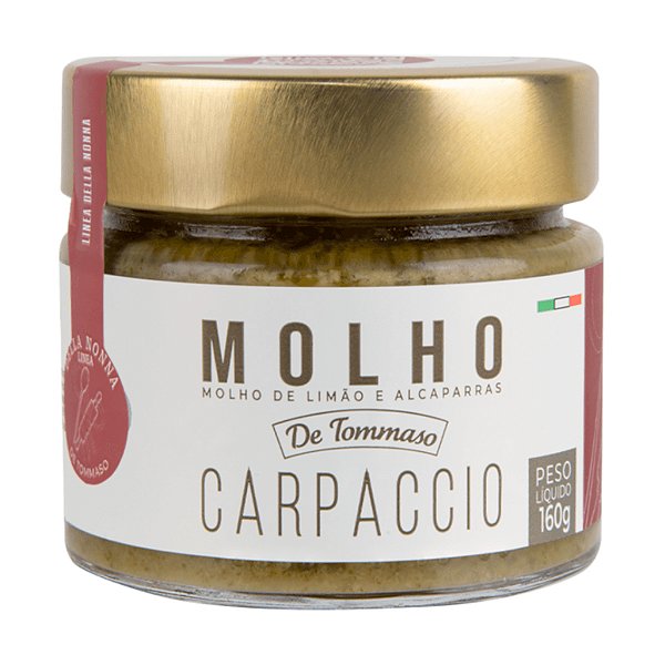 Molho Carpaccio De Tommaso 160g