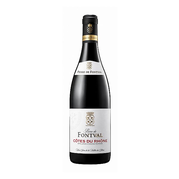Vinho Tinto Seco Pierre de Fontval Cotes du Rhone 750ml