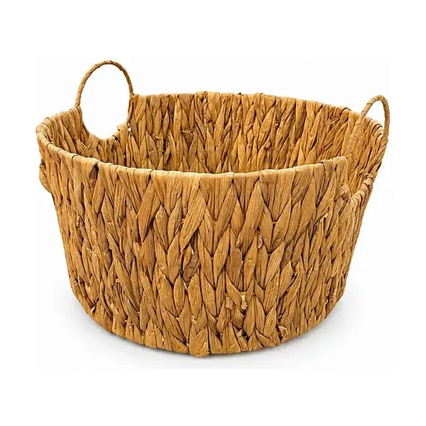 Cesto com Alça Seagrass Natural 38x20cm
