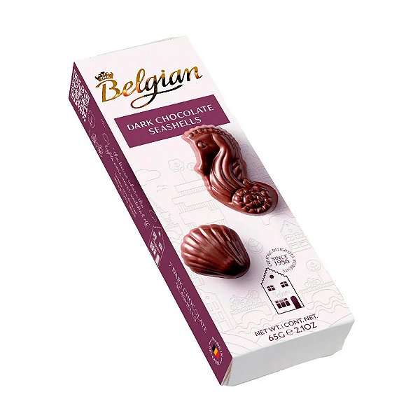 Chocolate Seashells Dark Belgian 60g