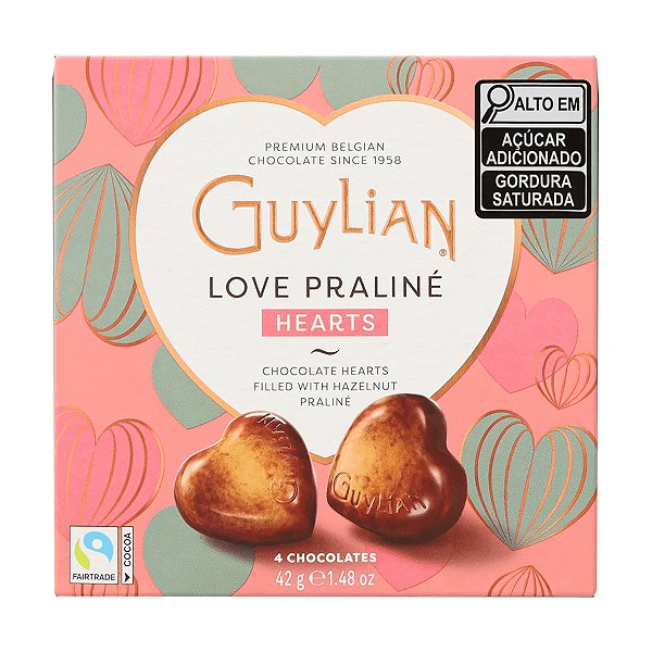 Chocolate Love Praline Hearts Guylian 42g