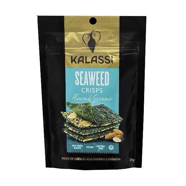 Crisps de Alga com Amendoa e Gergelim Kalassi 25g