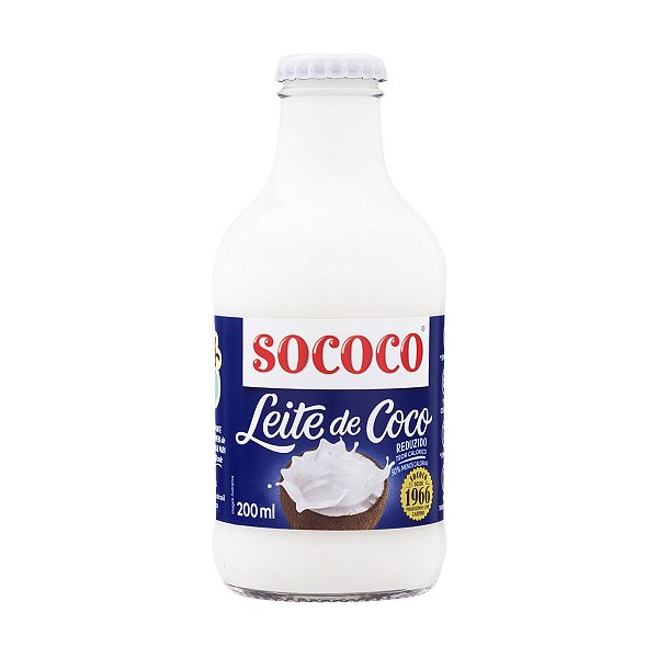 Leite de Coco Reduzido Teor Calorico Sococo 200ml