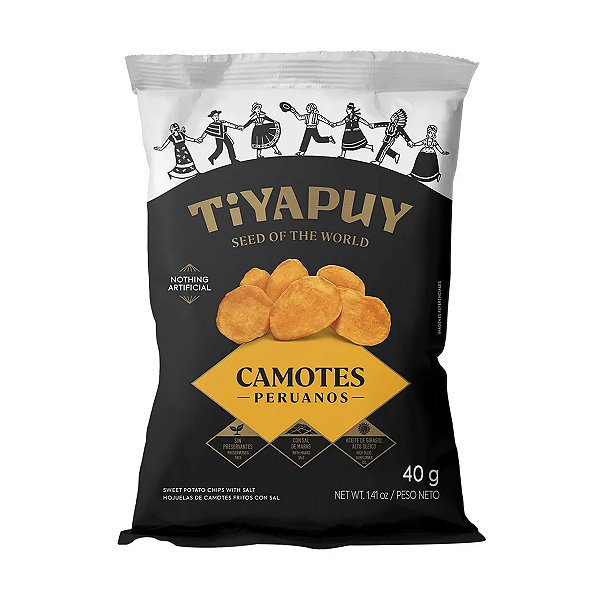 Chips de Camotes Peruanos Tiyapuy 40g