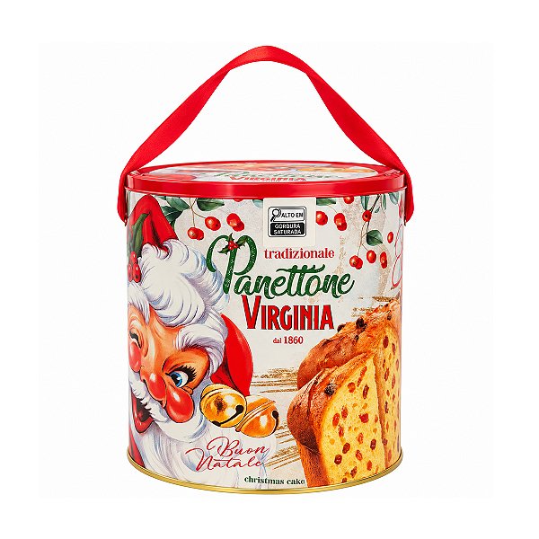 Panettone Tradicional Lata Virginia 750g
