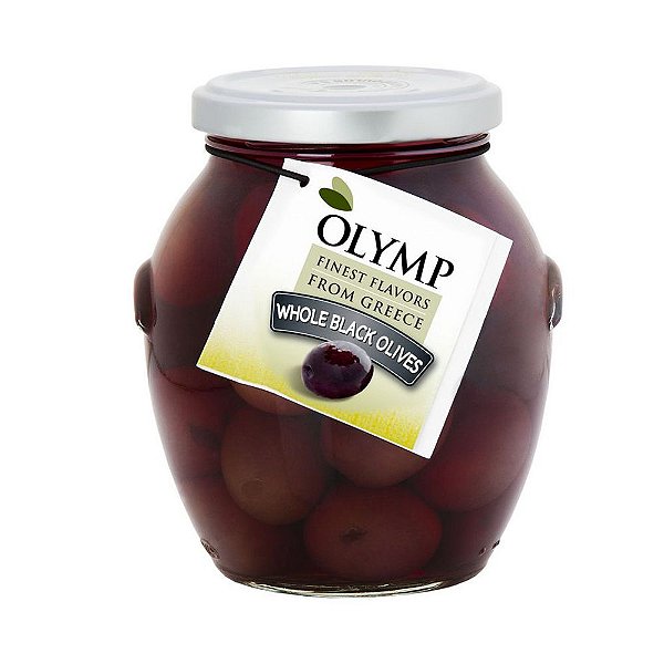 Azeitonas Pretas Inteiras Olymp 170g