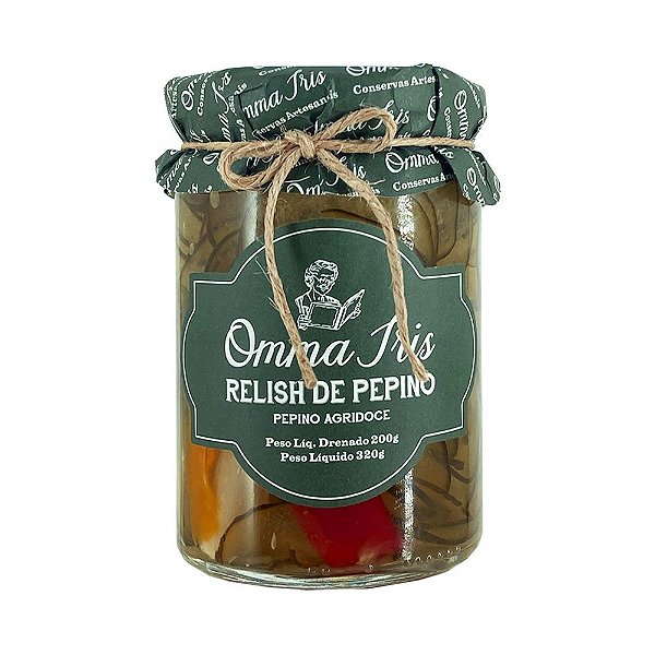 Relish de Pepino Agridoce Omma Iris 200g