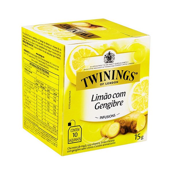 Chá Twinings Limão com Gengibre 15g