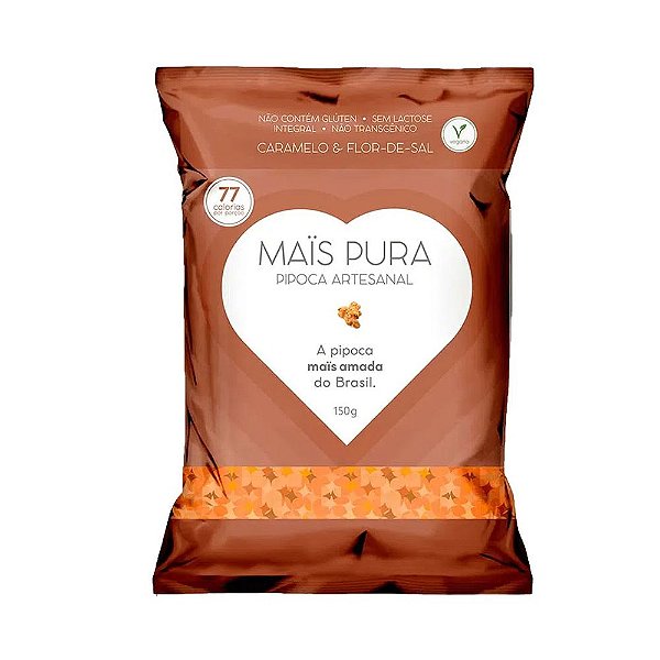 Pipoca mais Pura Caramelo Flor de Sal 150g