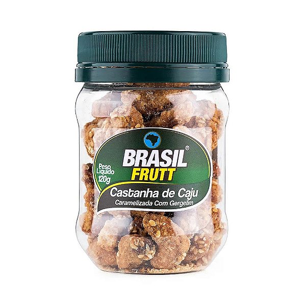 Castanha de Caju Caramelizada com Gergelim Brasil Frutt 120g