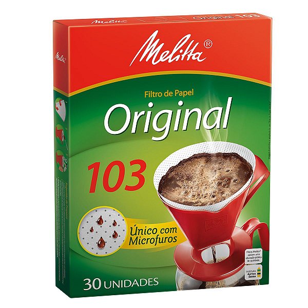 Filtro Coador Melitta 103 30 Unidades