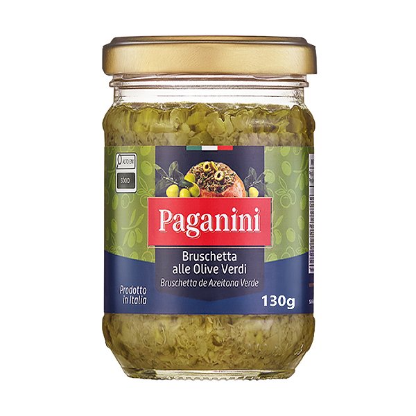 Bruschetta de Azeitona Verde Paganini 130g