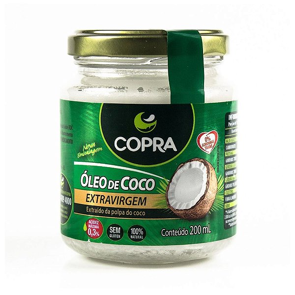 Oleo de Coco Copra Extra Virgem 200ml