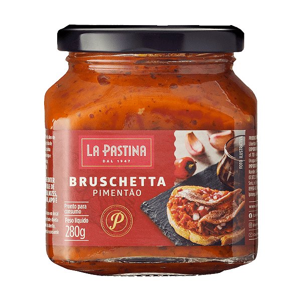 Bruschetta de Pimentão La Pastina 280g