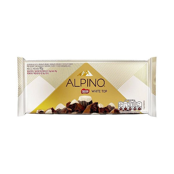 Chocolate Alpino White Top Nevado 90g