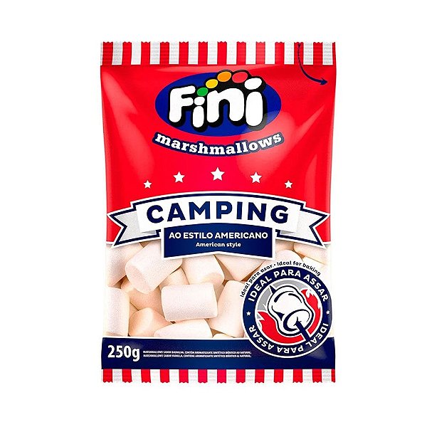 Marshmallow Fini Camping ao Estilo Americano 250g