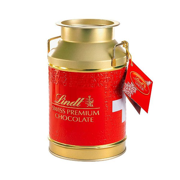 Chocolate Lindt Lindor Milk Gold Can 250g
