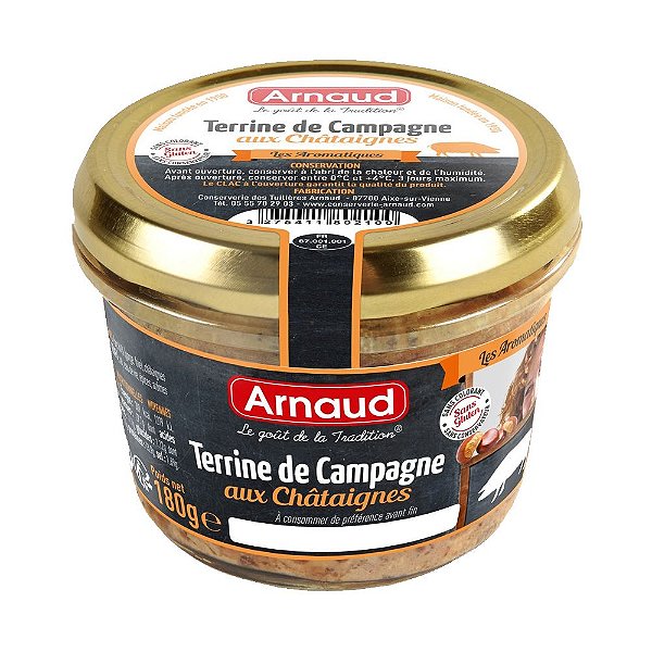 Pate Suino com Castanhas Arnaud 180g