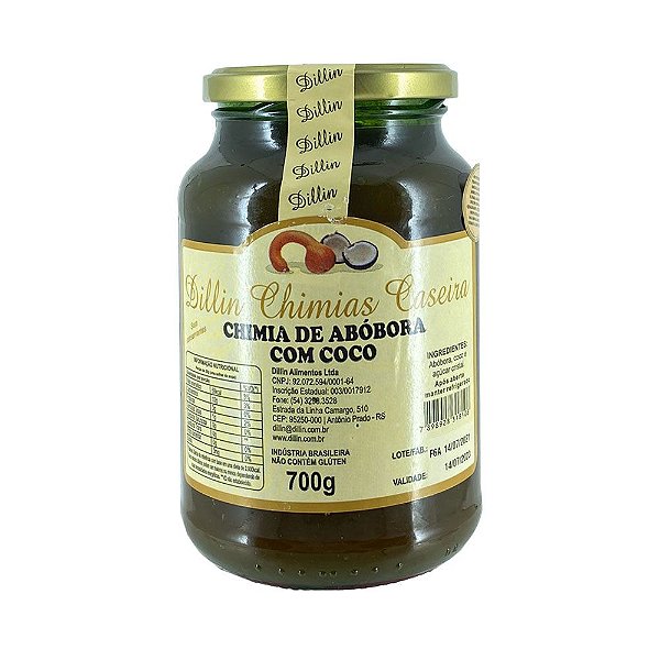 Geléia Piá Pote Chimia Doce Schimier Abóbora Coco 2x400 Gr