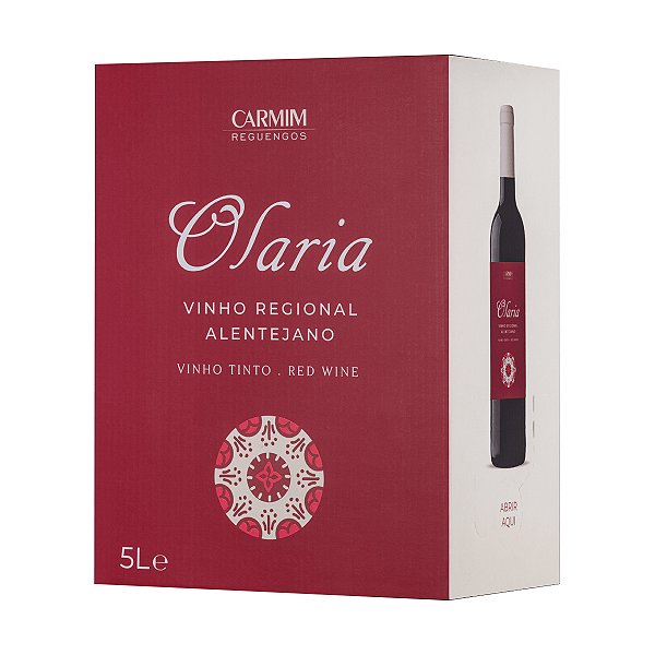 Vinho Olaria Bag In Box Tinto Seco 5L