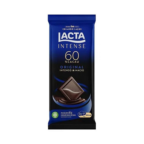 Chocolate Lacta Intense Original 60% Cacau 85g