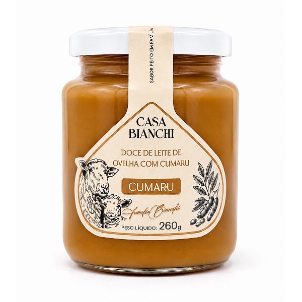 Doce de Leite de Ovelha com Cumaru Casa Bianchi 260g