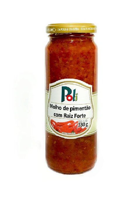 Molho de Pimentão com Raiz Forte Poli 330g