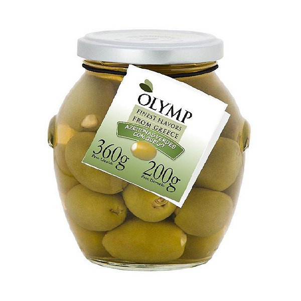 Azeitonas Verdes Olymp com Queijo Feta 200g